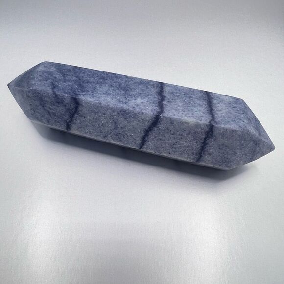 Blue Aventurine Double Terminated Meditation Wand (2) - Picture 6 of 10